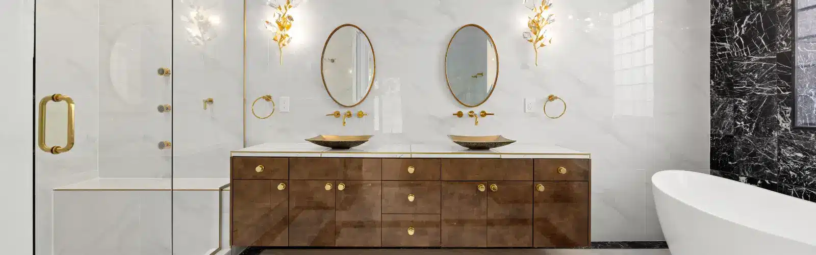 a luxury bathroom
