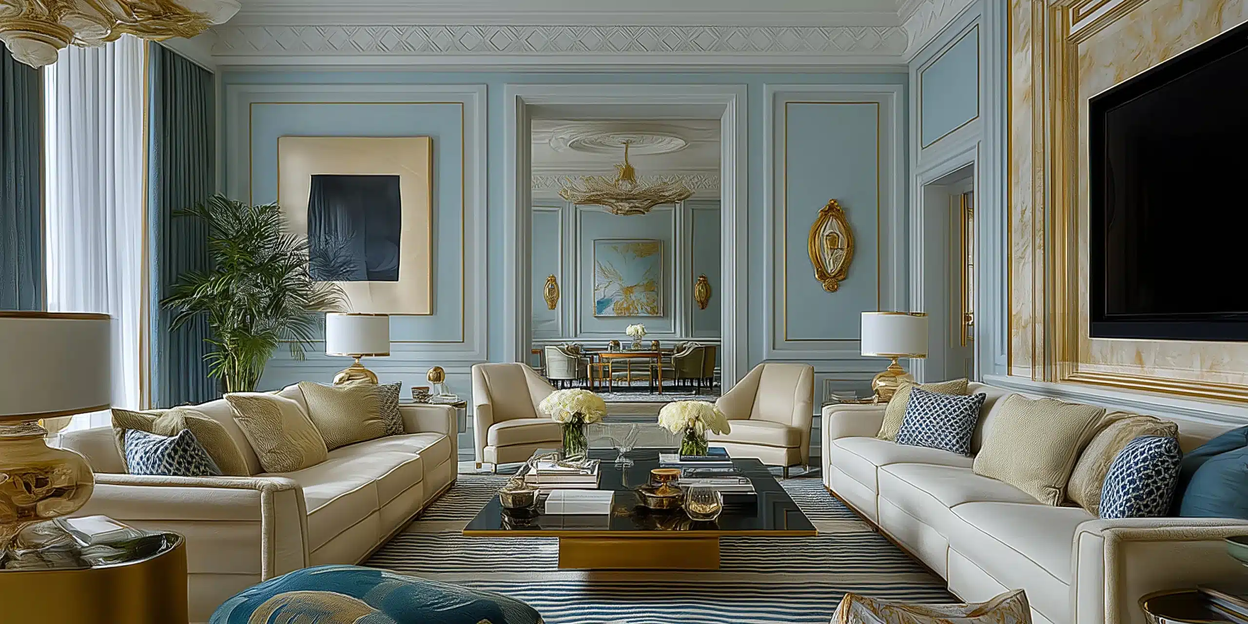 Cosy and Luxurious Living Room